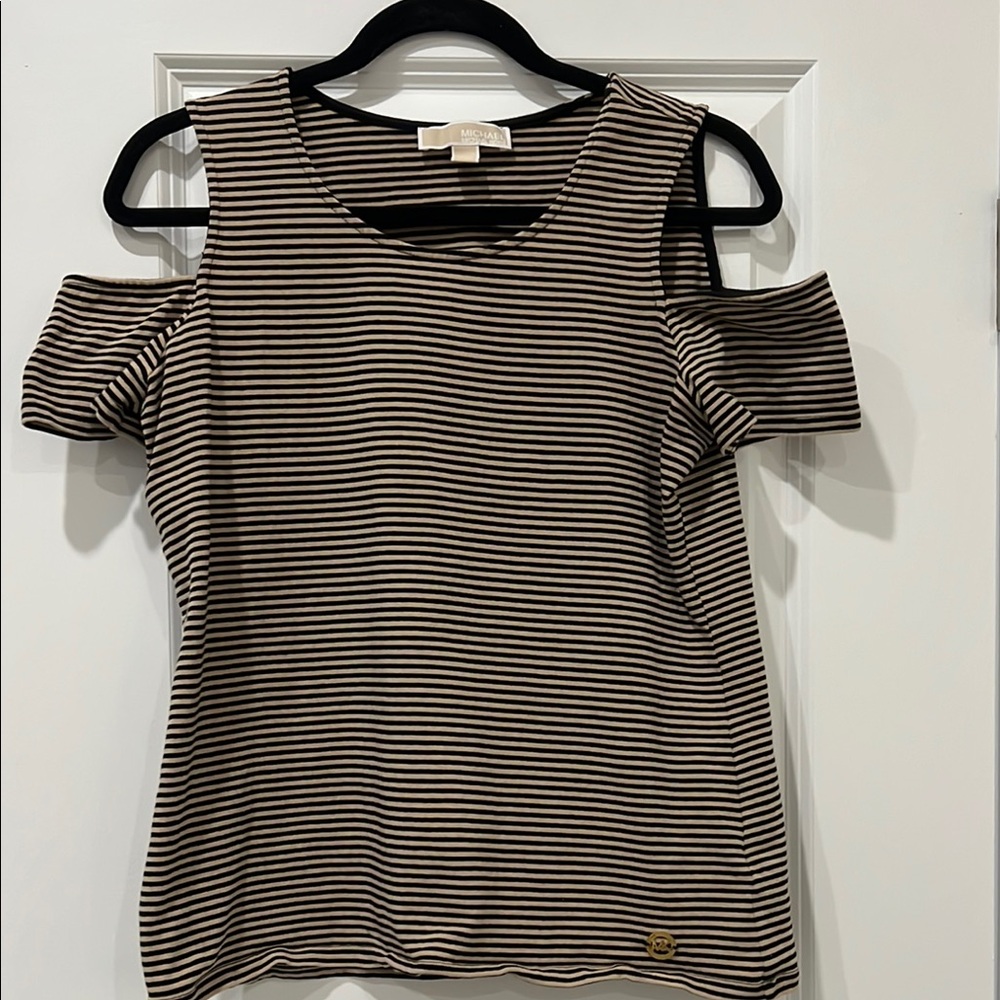 Michael Kors Cold Shoulder Top